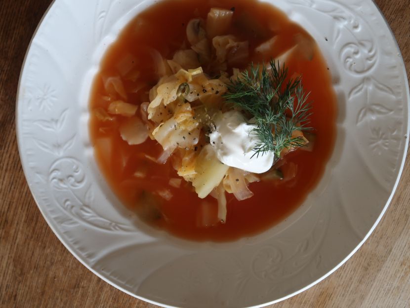 ソリャンカ風トマトスープ