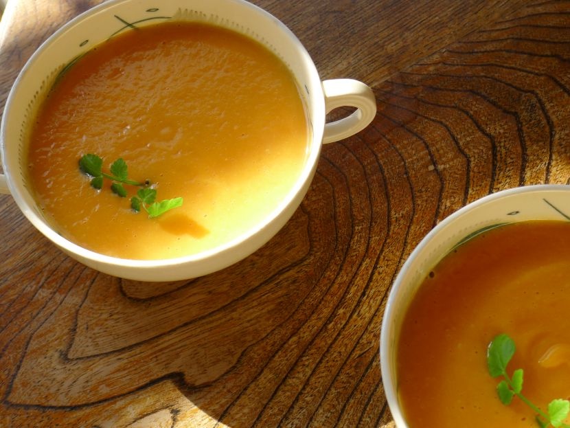 ニンジンとサツマイモのポタージュ