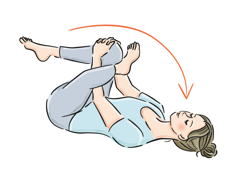 寝転んだ状態で行うお尻周りのストレッチ